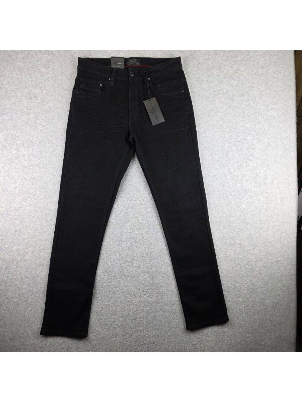 Steve's Jeans Alec Jeans Mens 31x32 Black Slim Skinny Stretch Denim NWT